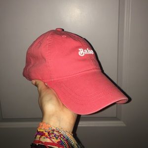 pink baseball cap with “Babe” embroidery 💘